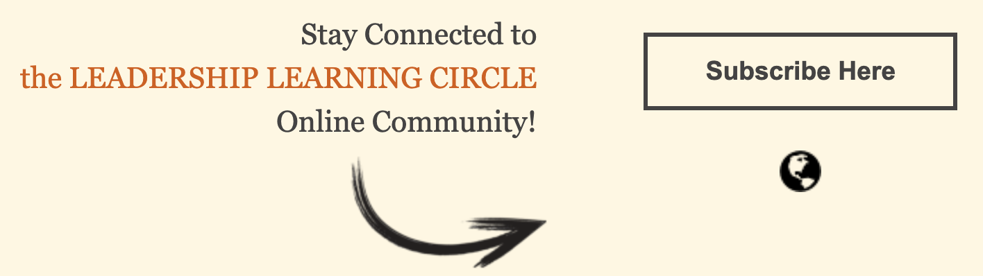 Leadership Learning Circle monthly newsletter